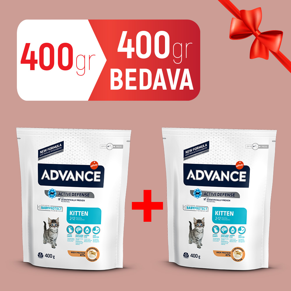 Adv.cat Kıtten 400+400 G