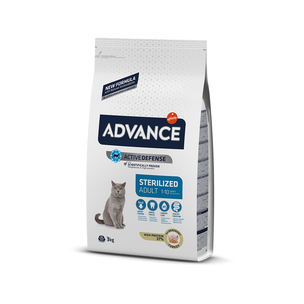 Advance Hindili Kısırlaştırılmış Kedi Maması 3kg