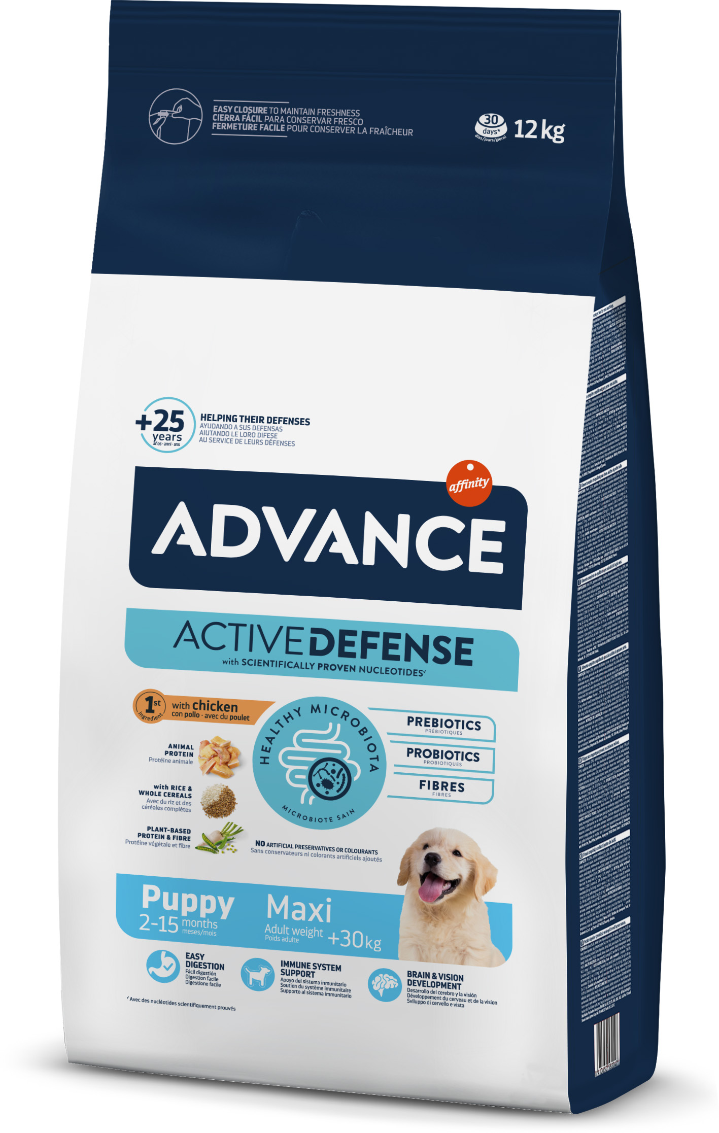 Advance Tavuklu ve Pirinçli Büyük Irk Yavru Köpek Maması 12kg