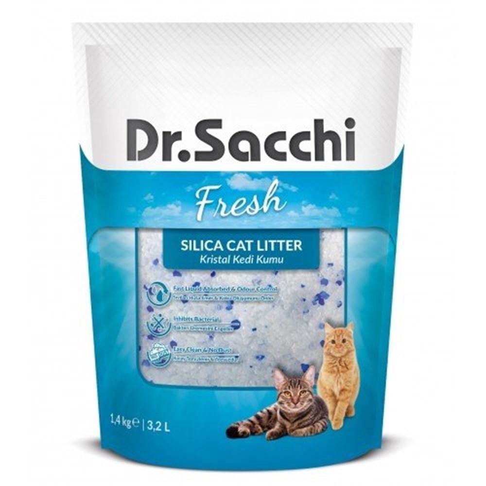  Dr.Sacchi Kristal Kedi Kumu 3,2lt