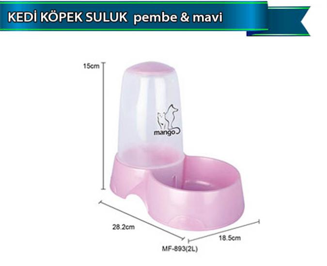 Dophin Kedi Köpek Suluk Pembe-mavi