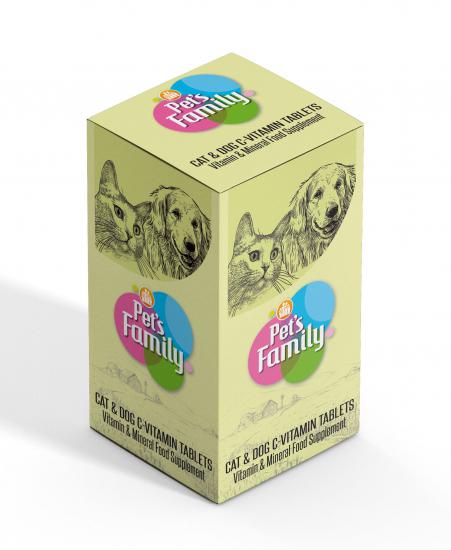 Pets Family Kedi&köpek C-vitamin Tablet 75 Adet