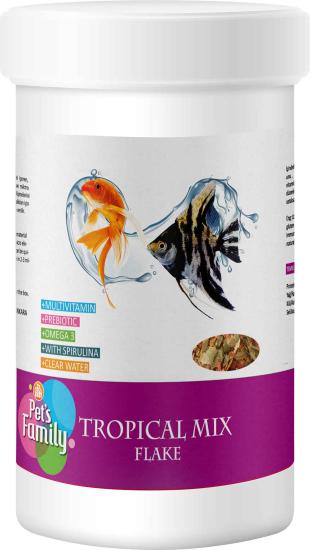 Pets Family Tropıcal Mıx Flake 100ml/15g