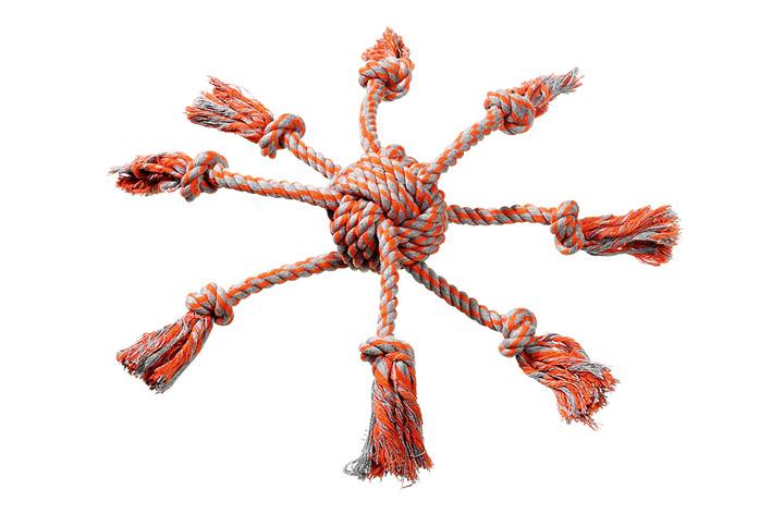Karlıe Diş Kaşıma Ahtapot 7 X 8 Cm Turuncu Gri