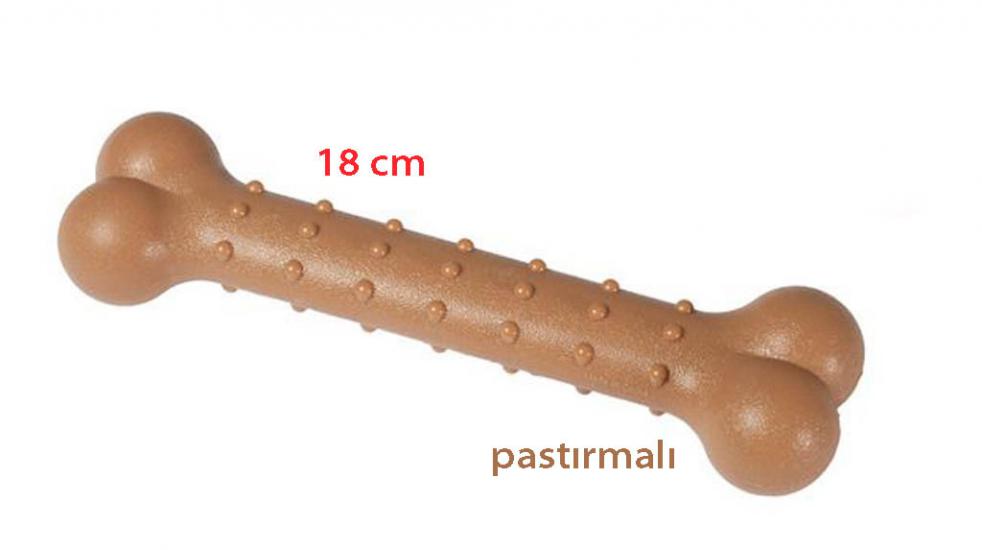 Karlıe Naylon Çiğneme Kemiği Pastırmalı 18cm