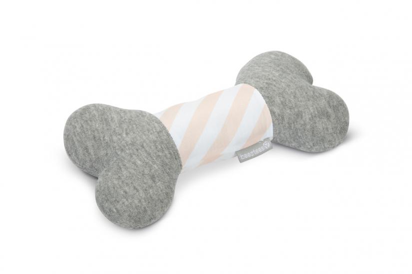 Beeztees Yavru Köpek Peluş Oyuncak Kemik 21 Cm Gri