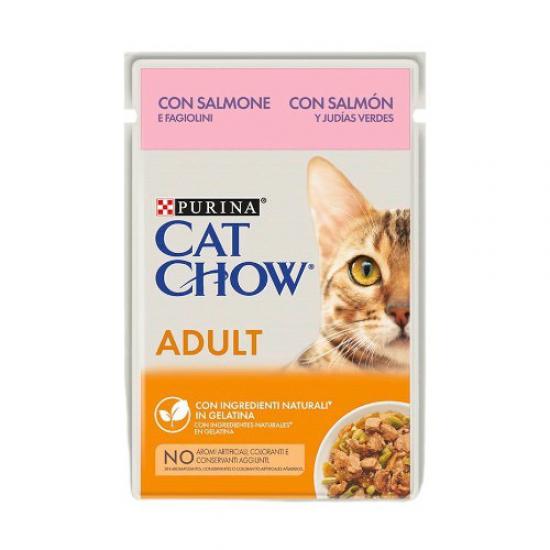 Purina Cat Chow Somonlu Yetişkin Kedi Yaş Maması 85gr
