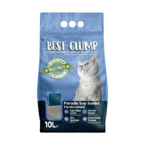 Best Clump Marsilya Sabunu Kokulu İnce Taneli Kedi Kumu (10 L)