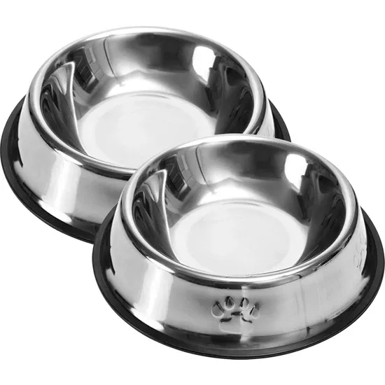 18 Cm Paslanmaz Çelik Mama Kabı