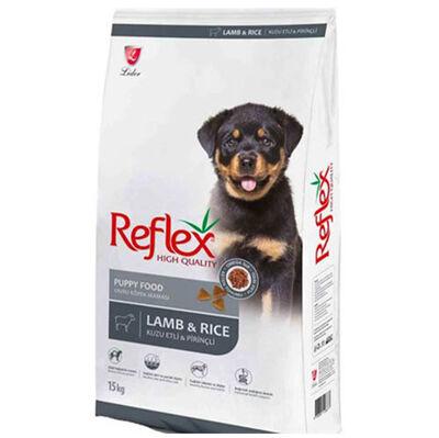 Reflex Kuzu Etli ve Prinçli Yavru Köpek Maması 15 Kg